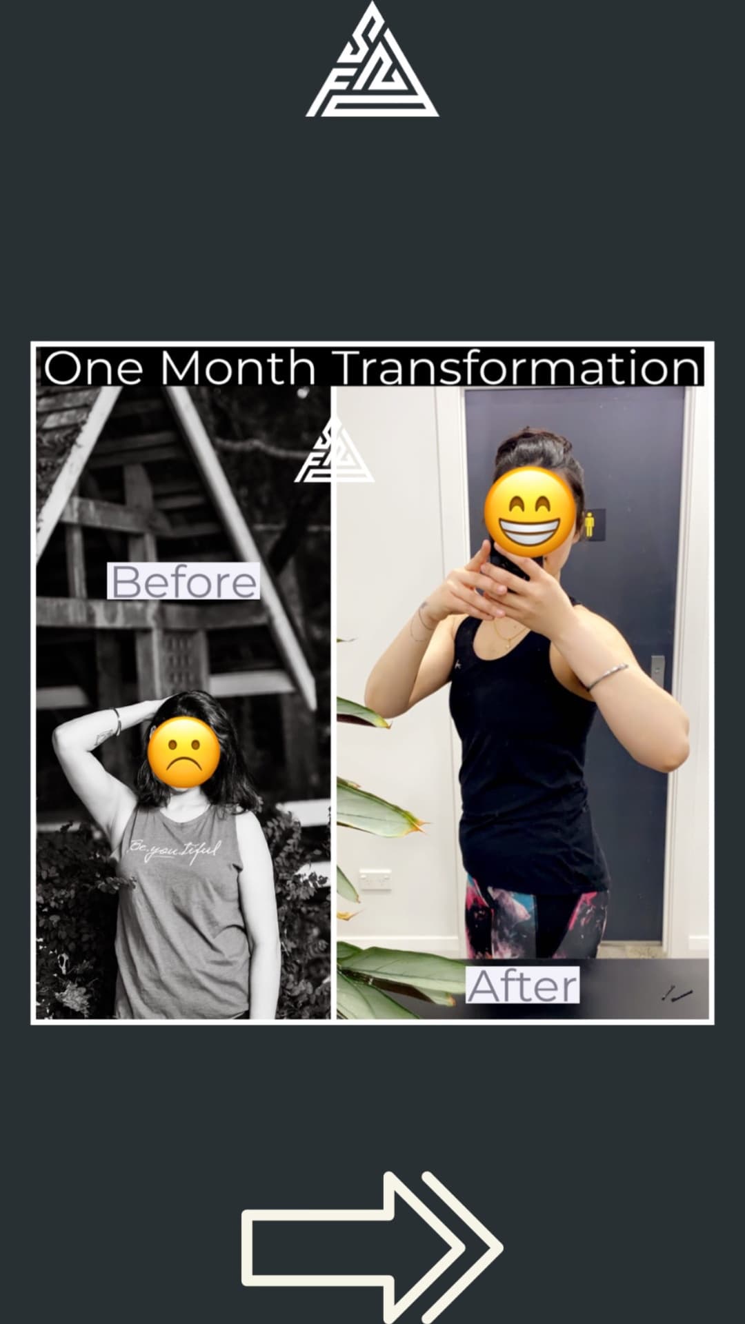 Client transformation in 1 Month